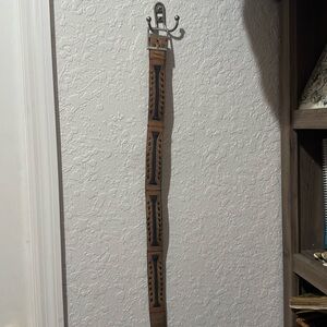 Leather belt